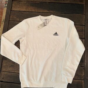 NWT, adidas sweatshirt medium white black